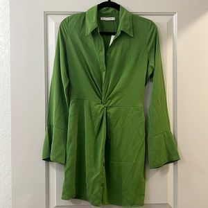 Abercrombie & Fitch Green Midi Dress